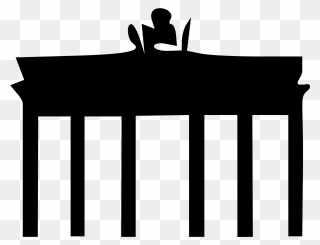 Vector Graphics Of Brandenburg Gate - Brandenburger Tor Symbol .png Clipart