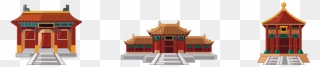 Chinese House Clipart Banner Library Cartoon Stock - Chinese House Cartoon - Png Download