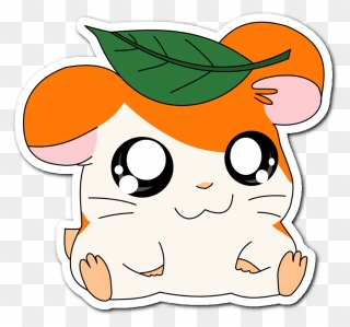 Hamtaro Kawaii Cute Anime - Hamster Kawaii Clipart