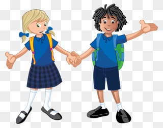 Uniform Clipart Secondary School - Blue School Uniform Clipart - Png Download