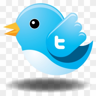 Twitter Blue Bird Logo Clipart