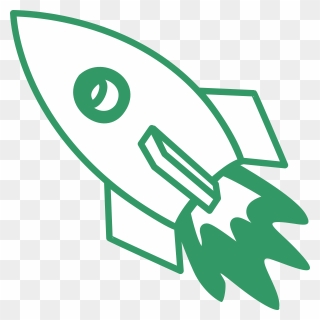 Rocket Ship Coloring Page Clipart