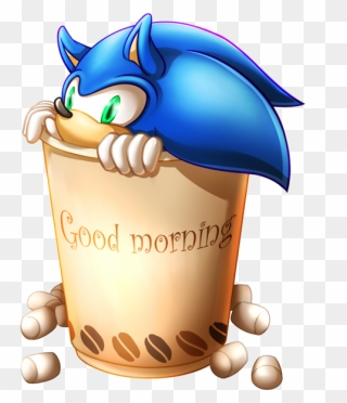 Morning Clipart Thank You - Sonic The Hedgehog Good Morning - Png Download