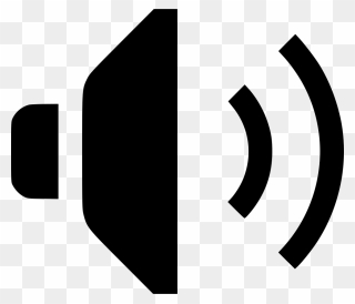 Speaker Clipart Audio Symbol - Graphic Design - Png Download