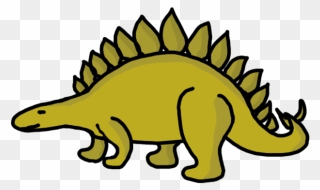 Triceratops Dinosaur Stegosaurus Clip Art - Stegosaurus Clipart - Png Download