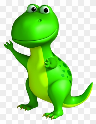 Footprints Clipart T Rex - T Rex Animated Moving - Png Download