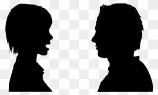 Speaking People Clipart - Clipart People Talking Transparent - Png Download