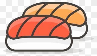 Sushi Emoji Clipart - Icon - Png Download