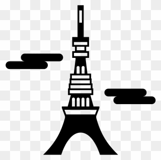 Tokyo Tower Emoji Clipart - Tokyo Emoji - Png Download