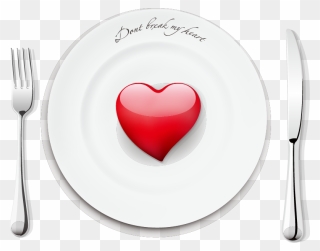 Vector Spoon Heart - Png Clipart Heart Shaped Plate Png Transparent Png