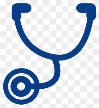 Blue Stethoscope Clipart Blue Stethoscope Clip Art - Stethoscope Clipart Blue - Png Download