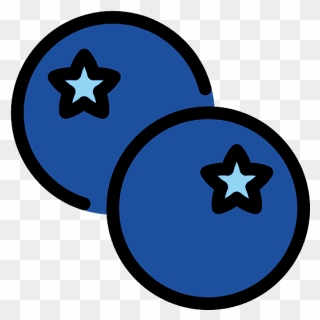 Blueberries Emoji Clipart - Png Download