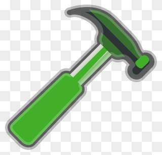 Gray Clip Art At Clker Com Vector - Green Hammer Clipart - Png Download