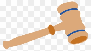 Gavel Transparent & Png Clipart Free Download - Gavel Clipart Png