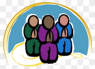 Saint Peter All Hallows - Clipart People Praying The Rosary - Png Download