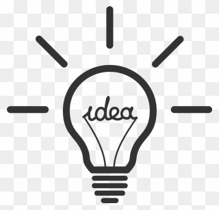 Incandescent Light Bulb Idea Clip Art - Idea Light Bulb Png Transparent Png