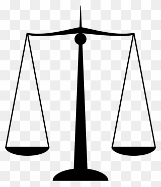 Measuring Scales Justice Clip Art - Scales Of Justice - Png Download