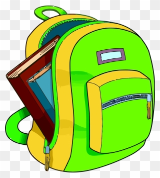 Pack Backpack Clipart - Png Download