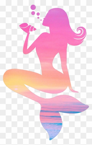 The Little Mermaid Clip Art Ariel Vector Graphics - Silhouette Mermaids Transparent Background - Png Download