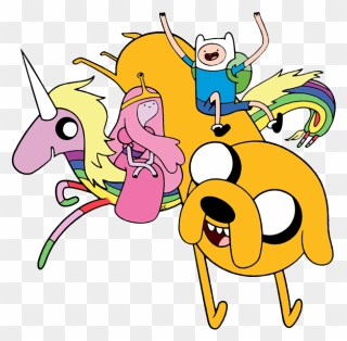 Adventure Time Clip Art Images - Adventure Time Finn Jake And Princess - Png Download