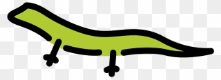 Lizard Emoji Clipart - Skink - Png Download