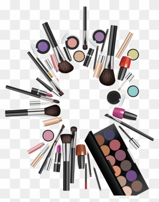 Cosmetics Makeup Brush Make-up - Transparent Makeup Clipart Png