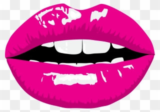 Mouth Lipstick Makeup - Pink Lips Clipart Png Transparent Png