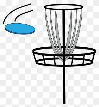 Flying Disc Golf Clipart - Png Download