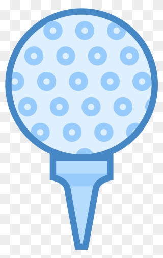 Golf Ball Icon Blue Png Clipart - Volkswagen Transparent Png