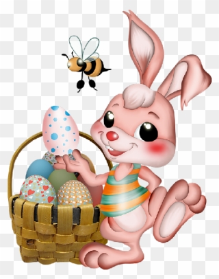 Easter Bunny Bee Clipart