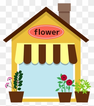 Flower Shop Clipart - Png Download
