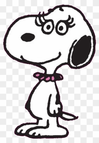 Girl Snoopy Clipart