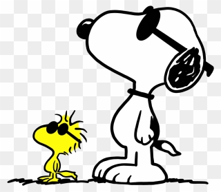 #snoopy #woodstock #sunglasses #cool #freetoedit - Snoopy And Woodstock Clipart