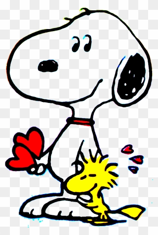 Hd Snoopy Amor Png - Snoopy Valentines Day Clipart