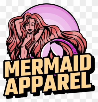 Beach Apparel Brand Logo Maker Featuring A Mermaid - Clothing Brand Logos Clipart