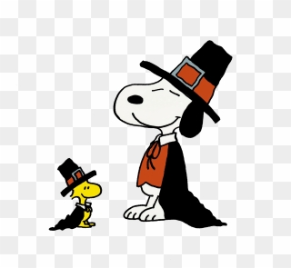 Snoopy And Woodstock Pilgrims Clipart