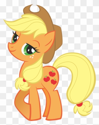 Applejack, Castle Creator, Official, Safe, Simple Background, - Applejack Mi Little Pony Clipart