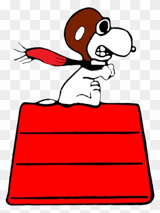 Snoopy Red Baron Clip Art - Png Download