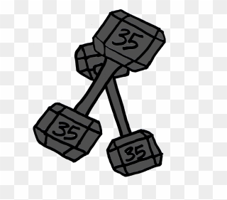 Dumbbell Clipart Fitness Class - Clip Art - Png Download