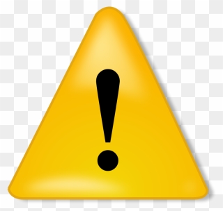 Caution Sign Clip Art - Alert Icon - Png Download