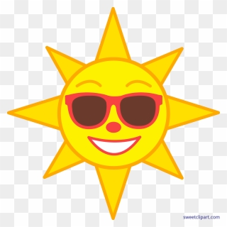 Clipart Of Sun Clip Art Royalty Free Stock Happy Sun - Cartoon Sun Clip Art - Png Download