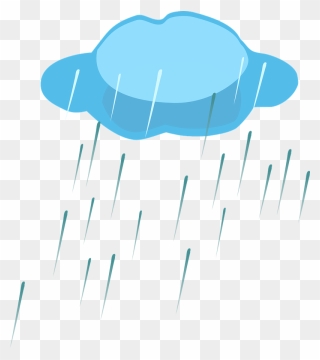 Rain April Shower Cloud Clip Art - Raining Clipart Png Transparent Png