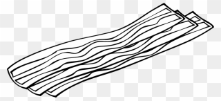 Bacon Clipart Black And White - Png Download