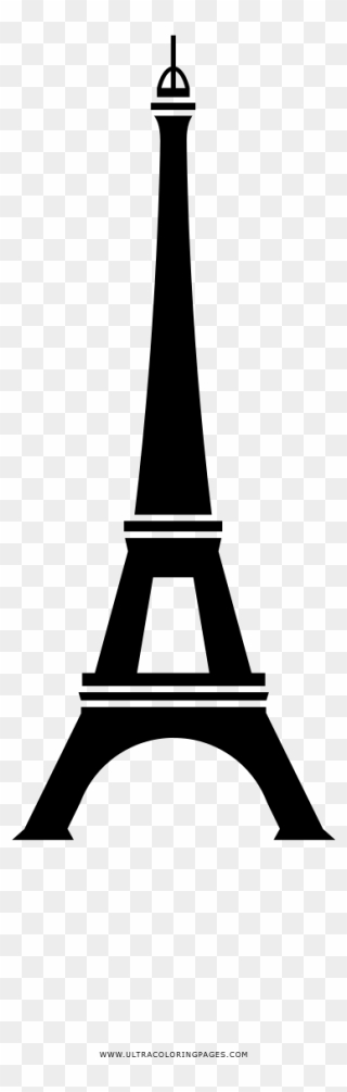 Eiffel Tower Coloring Book Ausmalbild Drawing - Steeple Clipart
