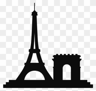 Eiffel Tower Landmark Drawing - The Victor Clipart