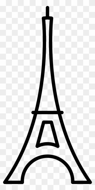 Transparent Clipart Eiffel Tower - Eiffel Tower Icon Transparent - Png Download