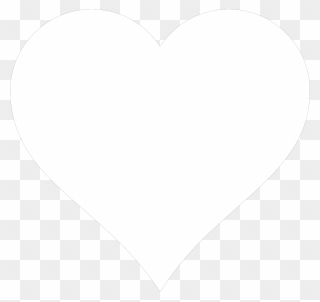 White Heart Icon Vector Png Clipart