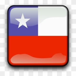 Cl - Chile Flag Icon Png Clipart