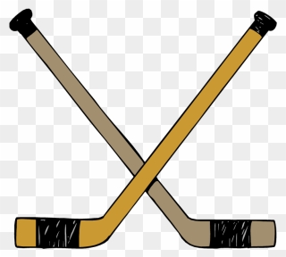 Hockey Sticks Clip Art - Floor Hockey Stick Clip Art - Png Download