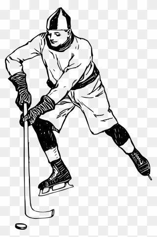 Ice Hockey Player Hockey Sticks Clip Art - Ice Hockey Clipart Png Transparent Png